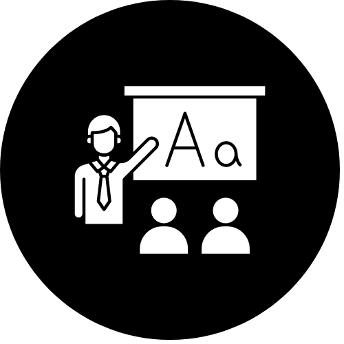 This is an icon for Classroom Professional Development.
