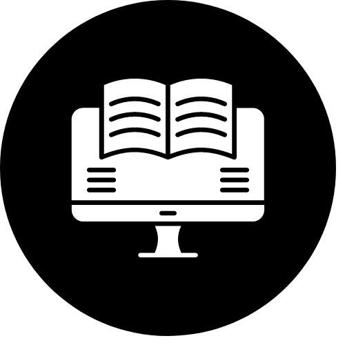 This is an icon for an Online Course Leadership Quest.