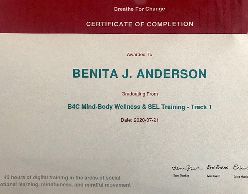 B4C Certificate B4C Certificate